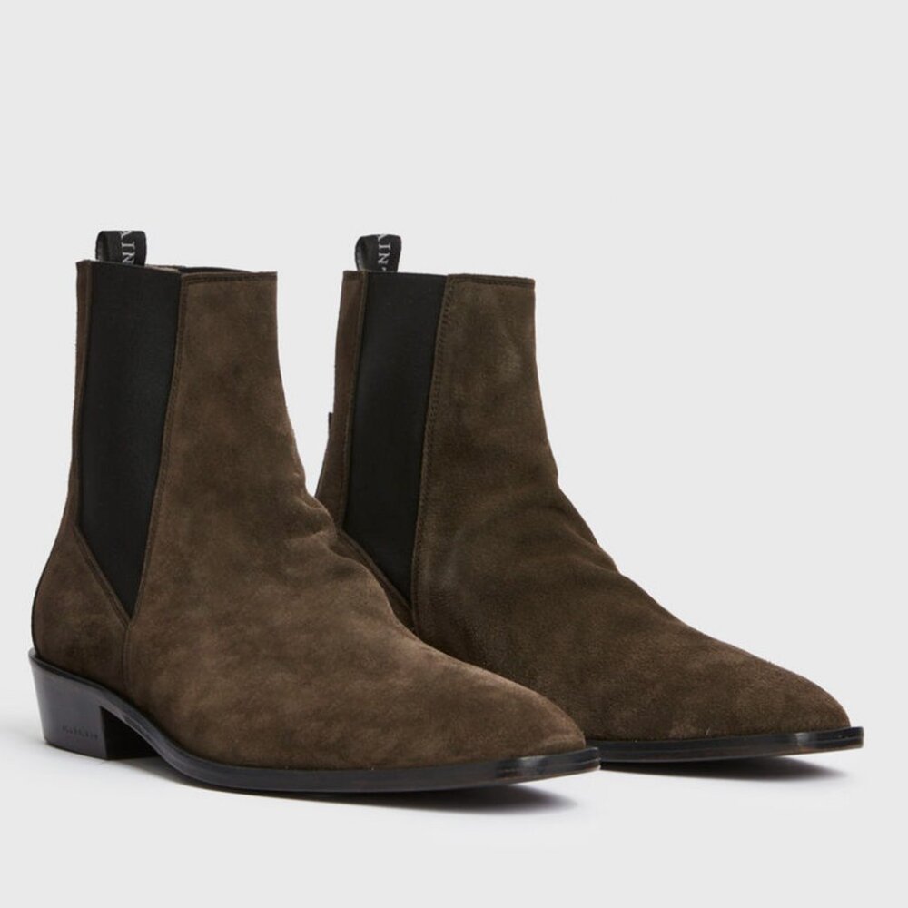 All Saints Brown Ankle Boots